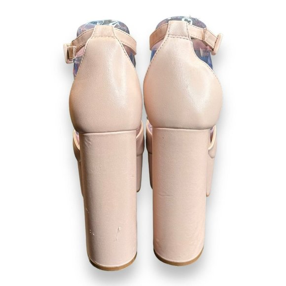 SCHUTZ LENNE LEATHER PLATFORM SANDALS WOMENS SIZE 8.5 New - Picture 3 of 8